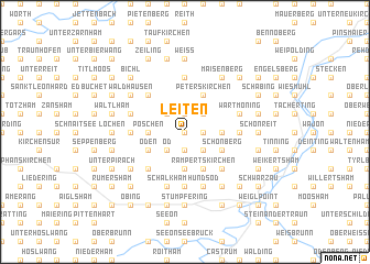 map of Leiten