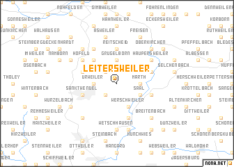 map of Leitersweiler