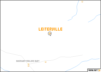 map of Leiterville
