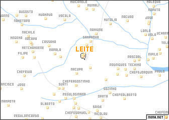 map of Leite