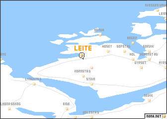 map of Leite