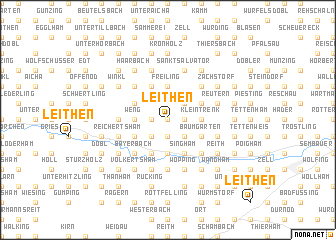 map of Leithen