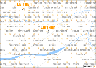 map of Leithen