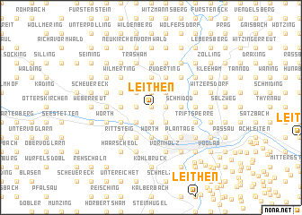 map of Leithen