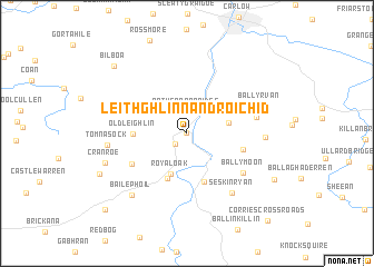 map of Leithghlinn an Droichid