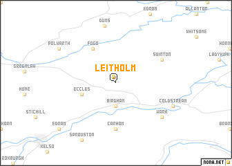 map of Leitholm