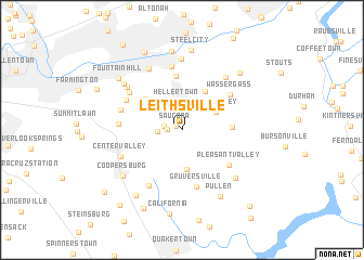 map of Leithsville