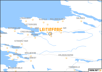 map of Leitir Fraic