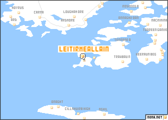 map of Leitir Mealláin