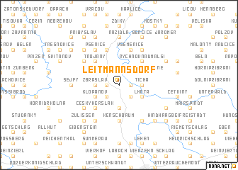 map of Leitmannsdorf