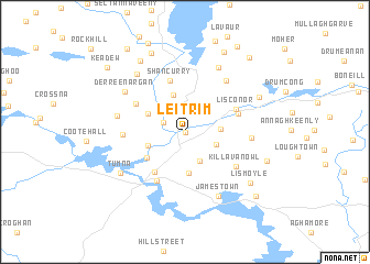 map of Leitrim