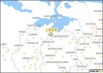 map of Leiva