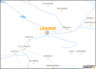 map of Leiviskä