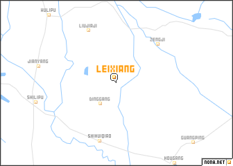 map of Leixiang
