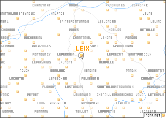 map of Leix