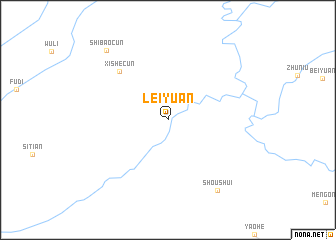 map of Leiyuan