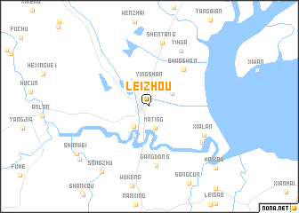 map of Leizhou
