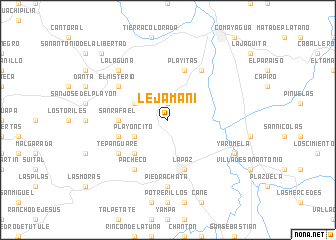 map of Lejamaní