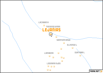 map of Lejanías