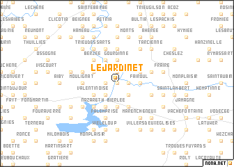 map of Le Jardinet