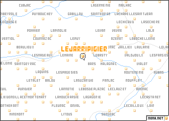 map of Le Jarripigier