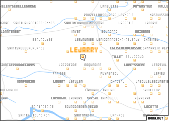 map of Le Jarry