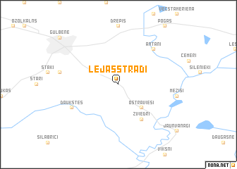 map of Lejasstradi