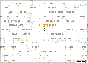 map of Le Jayle