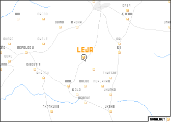 map of Leja