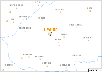 map of Lejing