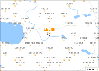 map of Lejiņi