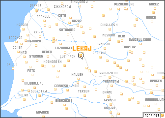 map of Lekaj