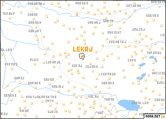 map of Lekaj