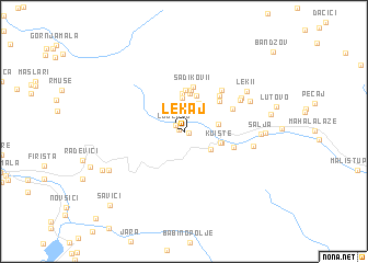 map of Lekaj