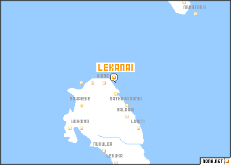 map of Lekanai