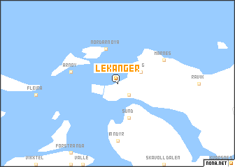 map of Lekanger