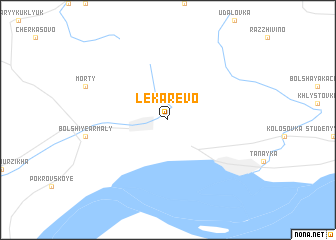 map of Lekarevo