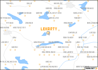map of Lekarty