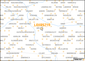 map of Lekaszyn