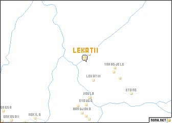 map of Lékati I