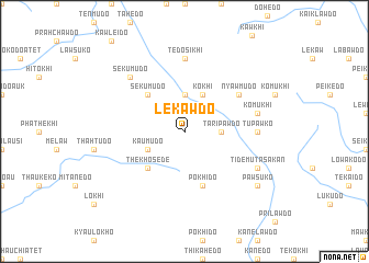 map of Lekawdo