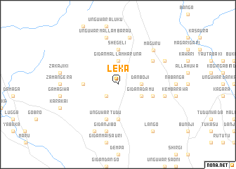 map of Leka