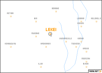 map of Lekei