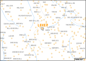 map of Lekër