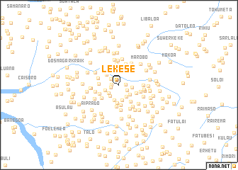 map of Lekese