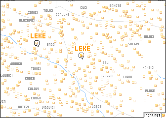 map of Leke