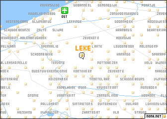 map of Leke