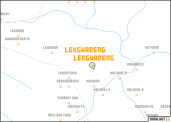 map of Lekgwareng