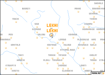 map of Lekhi