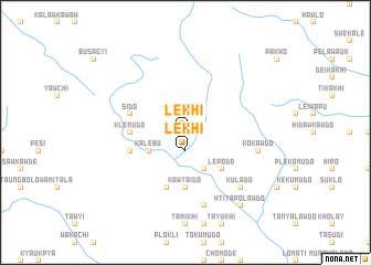 map of Lekhi